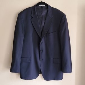 JOSEPH ABBOUD  BLUE 100% WOOL 3 button  SUIT COAT